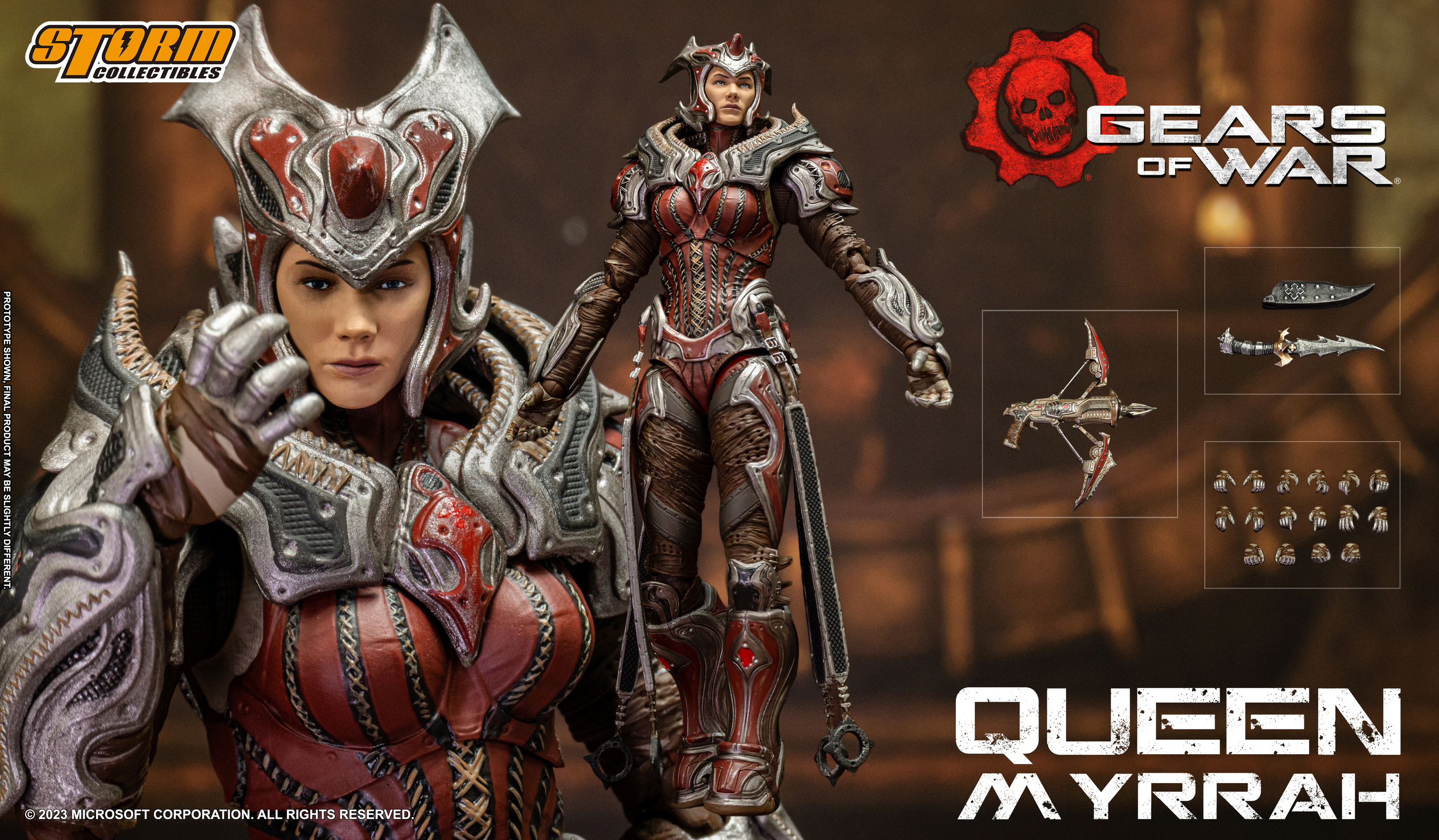 AUG239220 - STORM COLLECTIBLES GEARS OF WAR QUEEN MYRRAH 1/12 SCALE AF ( -  Previews World