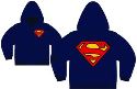 SUPERMAN SYMBOL NAVY PX ZIP-UP HOODIE XXL