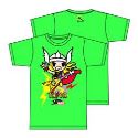 TOKIDOKI X MARVEL METAL THOR KELLY GREEN T/S MED
