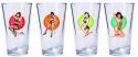 BETTIE PAGE PINT GLASS SET