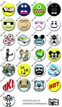 EBOY 8-BIT BOX 1IN PIN 200PC DS