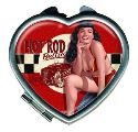 BETTIE PAGE HOT ROD HEART COMPACT