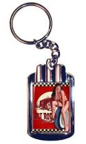 BETTIE PAGE HOT ROD KEYCHAIN