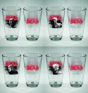 WALKING DEAD 4 PC PINT GLASS SET