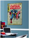 CAPTAIN AMERICA COMIC COVER GIANT WALL DECAL