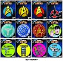 STAR TREK 36 PIECE STICKER SET