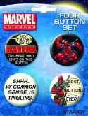 DEADPOOL BUTTON SET #1