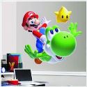 SUPER MARIO BROS. MARIO YOSHI GIANT WALL DECAL