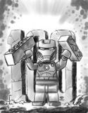 IRON MAN #17 CASTELLANI LEGO SKETCH VAR (PP #1090)