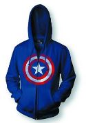 CAPTAIN AMERICA SHIELD PX NAVY HOODIE MED