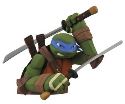 TMNT LEONARDO BUST BANK