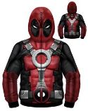 DEADPOOL PAINTED POOL SUBLIM COSTUME HOODIE LG