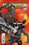 GUARDIANS OF GALAXY #21 ROCKET RACCOON AND GROOT VAR