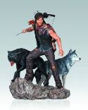 WALKING DEAD TV DARYL & THE WOLVES 1/8 STATUE