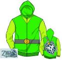 LEGEND OF ZELDA LINK COSTUME ZIP HOODIE LG
