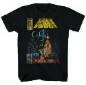 STAR WARS SAGA CONTINUES BLK T/S MED