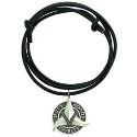 STAR TREK KLINGON TREFOIL STERLING SILVER MEDALLION