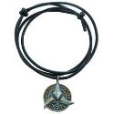 STAR TREK KLINGON TREFOIL ANTIQUE BRASS MEDALLION