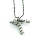 STAR TREK PHASER STERLING SILVER 18IN NECKLACE