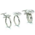 STAR TREK ENTERPRISE STERLING SILVER DOCKING RING SZ 5
