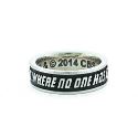 STAR TREK MISSION STERLING SILVER RING SZ 5