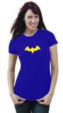 BATGIRL SYMBOL III WOMENS T/S MED