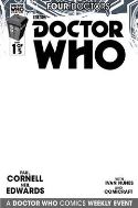 DOCTOR WHO 2015 FOUR DOCTORS #1 (OF 5) BLANK SKETCH CVR