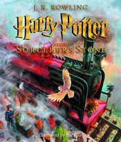 HARRY POTTER & SORCERERS STONE ILLUSTRATED HC ED