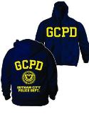 DC GOTHAM CITY PD CADET PX ZIP HOODIE XXL