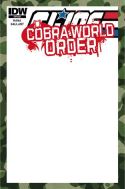 GI JOE COBRA WORLD ORDER PRELUDE ARTIST ED BLACK SKETCH VAR