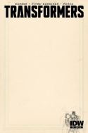TRANSFORMERS #46 ARTIST ED BLANK SKETCH VAR