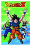 DBZ GOKU & FRIENDS WALL SIGN