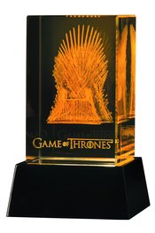 GAME OF THRONES 3D CRYSTAL IRON THRONE ILLUMINATION
