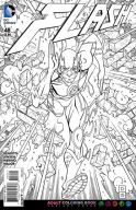 FLASH #48 ADULT COLORING BOOK VAR ED