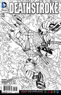 DEATHSTROKE #14 ADULT COLORING BOOK VAR ED