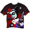 HARLEY QUINN MAD LOVE SUBLIMATED T/S MED