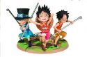 ONE PIECE LUFFY & ACE & SABO FIGUARTS ZERO BROTHERS VER (NET