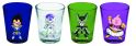 DRAGONBALL Z VILLAINS 4PK SHOT GLASS SET