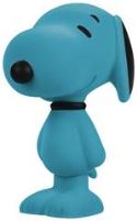 SNOOPY 5.5 IN FLOCKED VINYL FIGURE AQUA