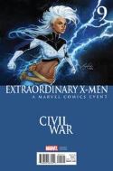 EXTRAORDINARY X-MEN #9 OUM CIVIL WAR VAR AW