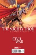 MIGHTY THOR #6 CHIN CIVIL WAR VAR