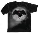 BVS SUPERMAN IN BAT SIGNAL BLK T/S XXL