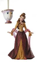 DISNEY SHOWCASE CHRISTMAS BELLE & CHIP ORNAMENT