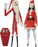 NBX SANTA JACK & SALLY COFFIN DOLL LTD SET