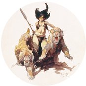 FRAZETTA 2 IN MAGNET THE HUNTRESS