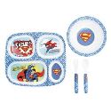 DC SUPERMAN 4PC DISH SET