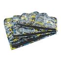 DC BATMAN 3PK CLEAR TRAVEL BAG