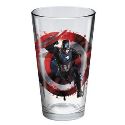 TOON TUMBLERS CAPTAIN AMERICA 3 BLACK PANTHER PINT GLASS