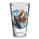 TOON TUMBLERS CAPTAIN AMERICA 3 VISION PINT GLASS