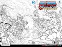 HE MAN THUNDERCATS #1 (OF 6) COLORING BOOK VAR ED
